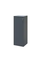 N 3 - 4D kancelářská skříň, 1-dveřová, levá, 1100x400x400, antracit